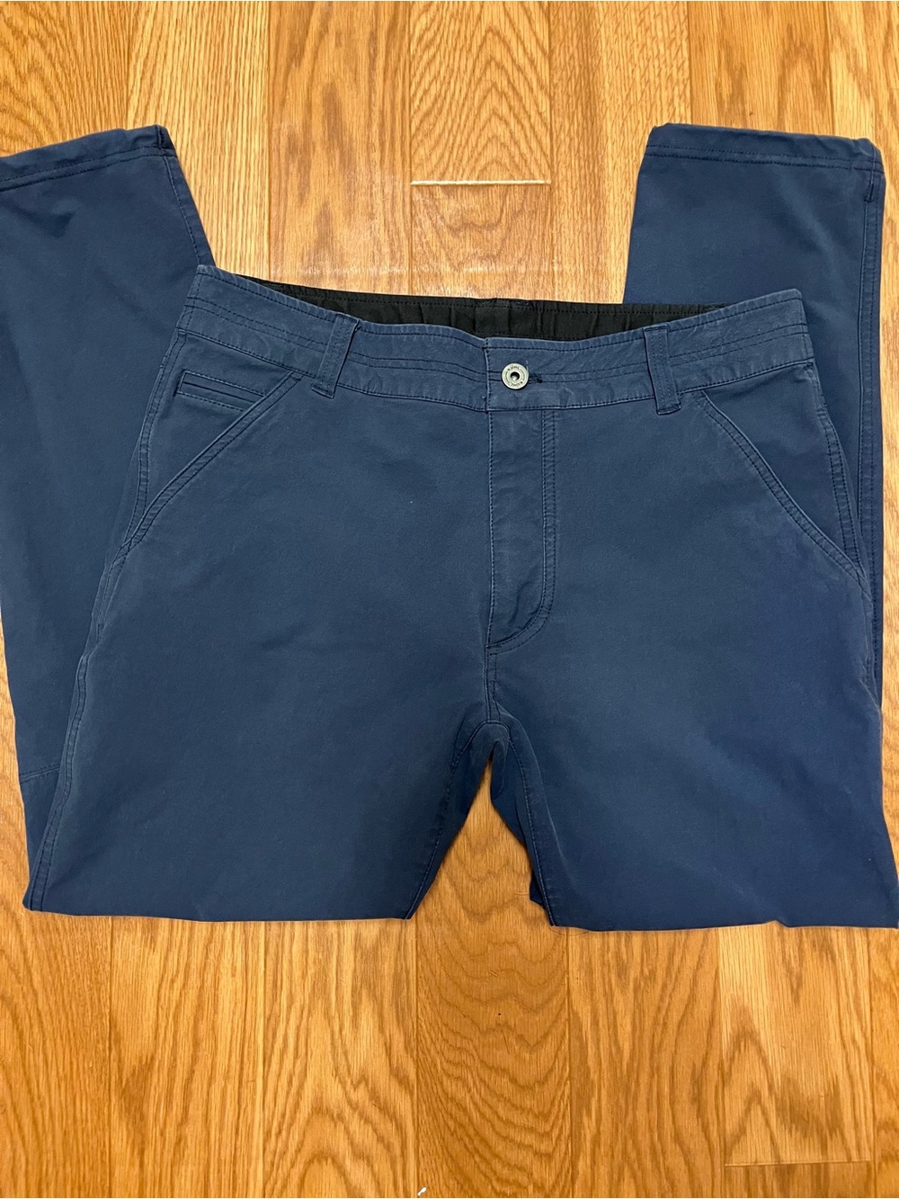 Kuhl Resistor Chino Pants 34x30 Mens Navy Blue Outdoor Hiking Travel Gorpcore